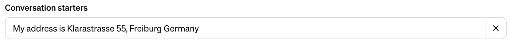 Basic custom GPT settings
